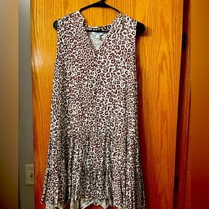 Animal print dress